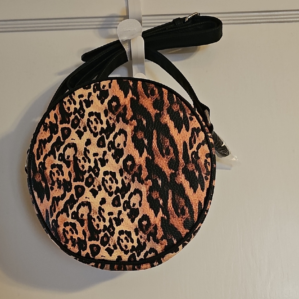 DSW Leopard Print Crossbody Bag